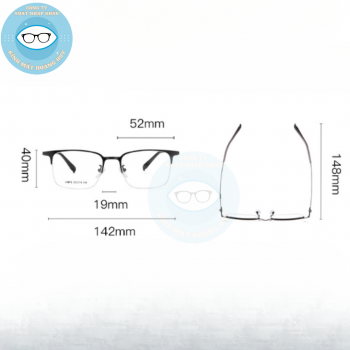 Gọng kim loại mã 34876